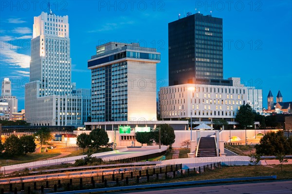 USA, Ohio, Akron, Skyline. Photo : Henryk Sadura