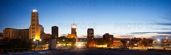 USA, Ohio, Akron, Panoramic skyline. Photo : Henryk Sadura