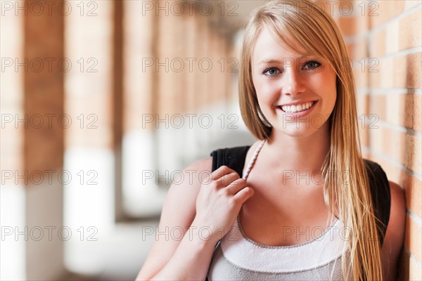 Portrait of female college student. Photo : Take A Pix Media