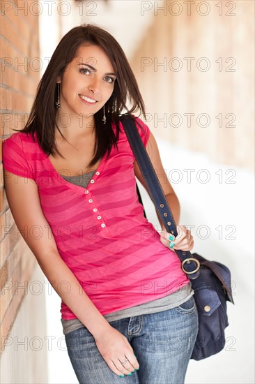 Portrait of female college student. Photo : Take A Pix Media