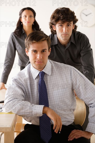 Portrait of business people in office. Photo : Rob Lewine