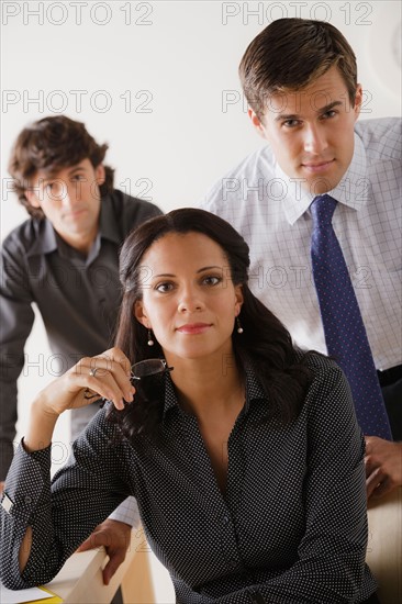 Portrait of business people in office. Photo : Rob Lewine