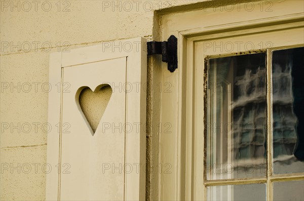 USA, South Carolina, Charleston, Close up of window shutter in old town.