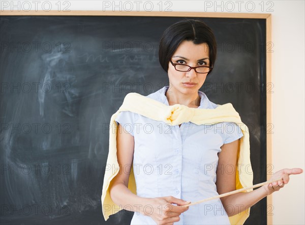 Female teacher with discipline. Photo : Jamie Grill