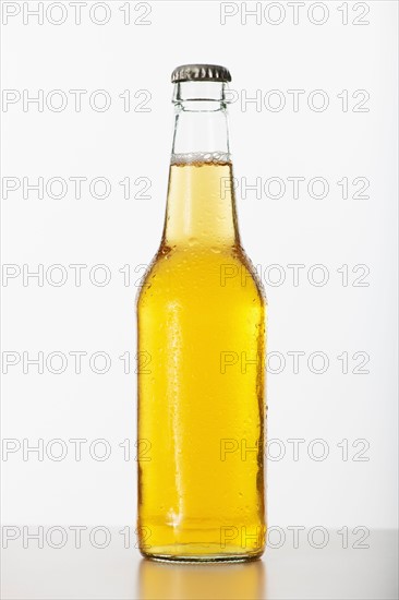 Studio shot of beer bottle.