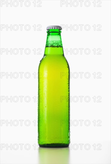 Studio shot of beer bottle.