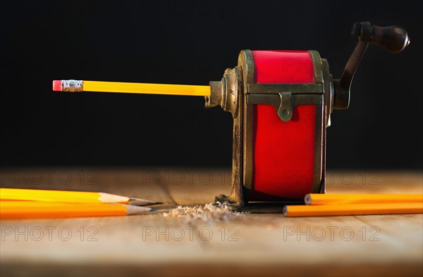 Studio shot of pencil sharpener.