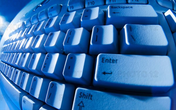 Studio shot of computer keyboard.