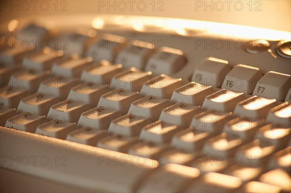 Studio shot of computer keyboard.