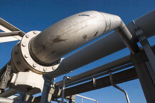 Pipes of water treatment plant. Photo: fotog