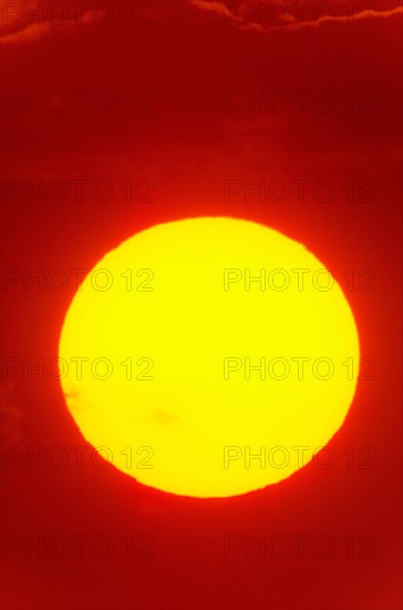 Close-up view of sun.