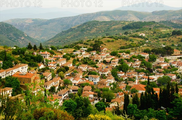 Elevated view of village. Photo: Tetra Images