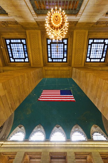 USA, New York City, Grand Central station interior.