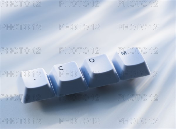 Studio shot of computer keys.