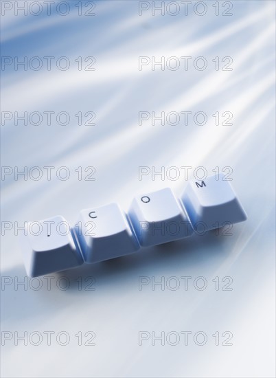 Studio shot of computer keys.