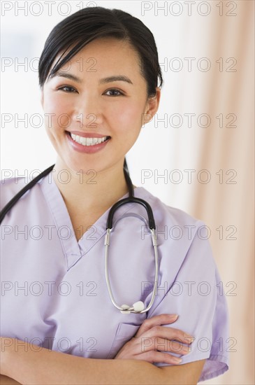 Portrait of female doctor.