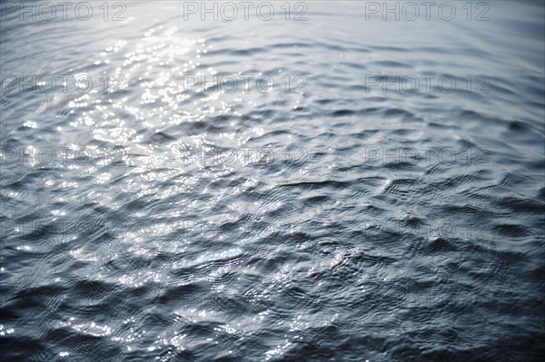 Roaring Brook Lake, Rippled water surface. Photo : Jamie Grill