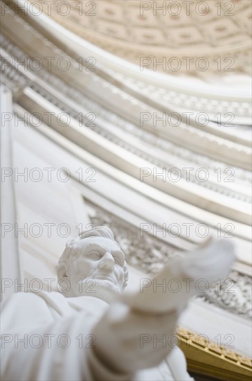 USA, Washington DC, Capitol Building, Close up of statue . Photo : Jamie Grill