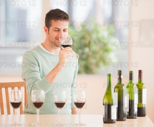 Man tasting wine. Photo: Daniel Grill