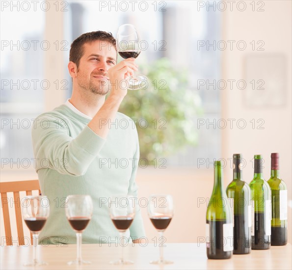 Man tasting wine. Photo: Daniel Grill