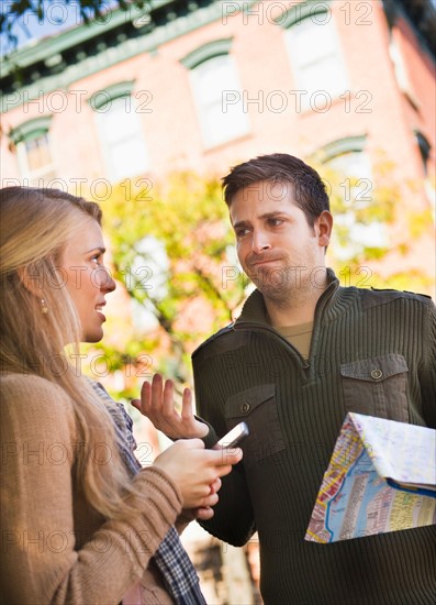 Young couple visiting city. Photo: Daniel Grill
