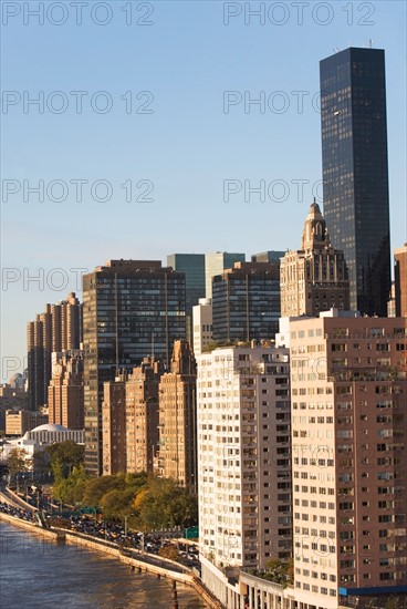 USA, New York City, Manhattan skyline. Photo : fotog