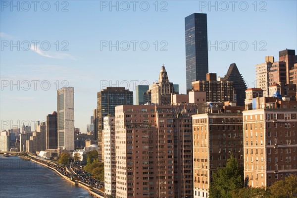 USA, New York City, Manhattan skyline. Photo : fotog