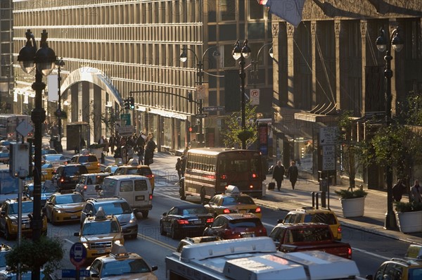 USA, New York City, Street scene . Photo: fotog