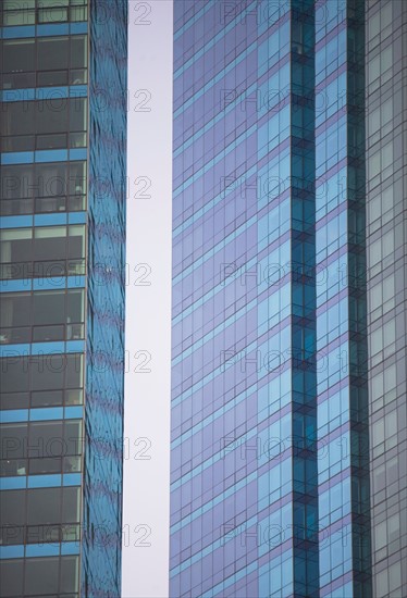 USA, New York City, Exterior of modern office buildings. Photo: fotog