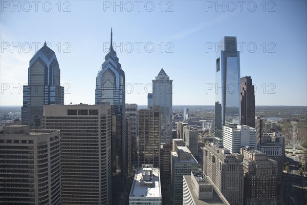 USA, Pennsylvania, Philadelphia, Skyline. Photo: Johannes Kroemer