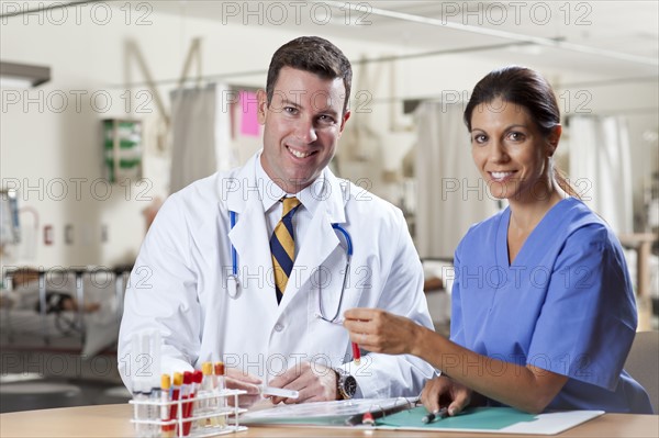 Surgeon and doctor in hospital. Photo : db2stock