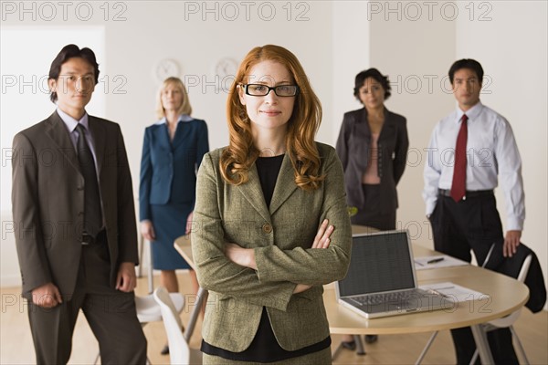 Portrait of business people. Photo: Rob Lewine