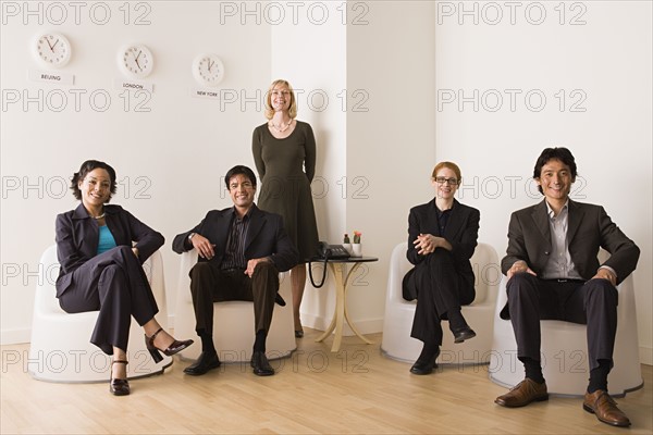 Portrait of business people. Photo: Rob Lewine