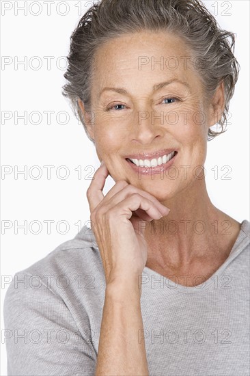 Studio portrait of senior woman. Photo: Rob Lewine
