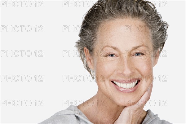 Studio portrait of senior woman. Photo: Rob Lewine