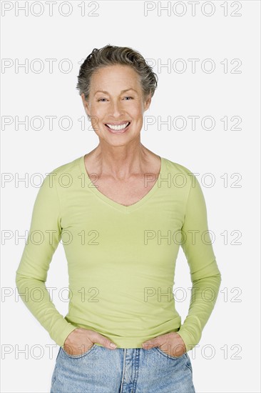 Studio portrait of senior woman. Photo: Rob Lewine