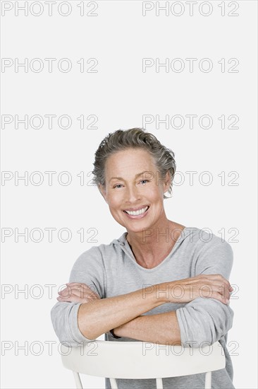Studio portrait of senior woman. Photo: Rob Lewine