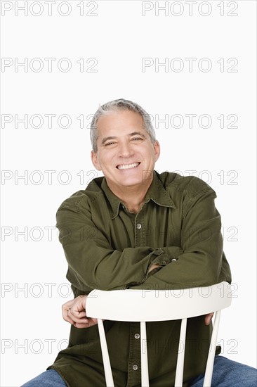 Studio portrait of mature man. Photo : Rob Lewine