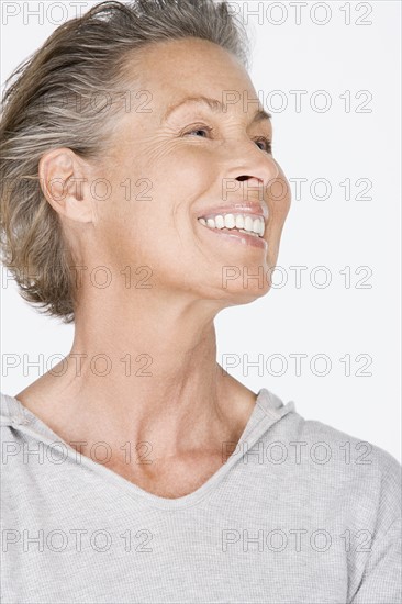 Studio portrait of senior woman. Photo : Rob Lewine