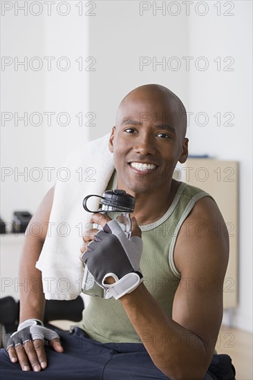 Portrait of male athlete. Photo: Rob Lewine