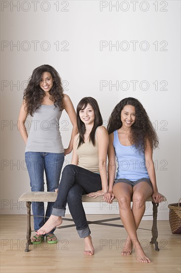 Portrait of three women. Photo : Rob Lewine