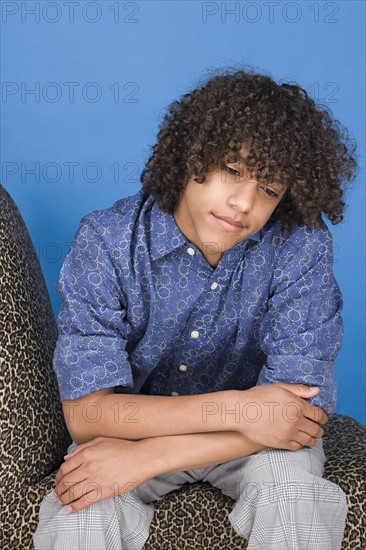 Portrait of teenage boy (14-15). Photo : Rob Lewine