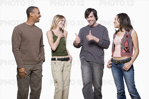 Studio portrait of group of young people. Photo: Rob Lewine