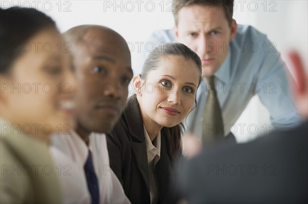 Portrait of business people in office. Photo : Rob Lewine