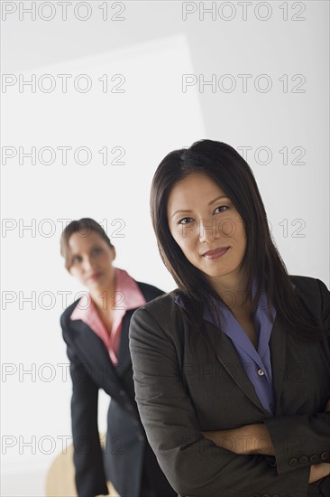 Portrait of two businesswomen. Photo : Rob Lewine