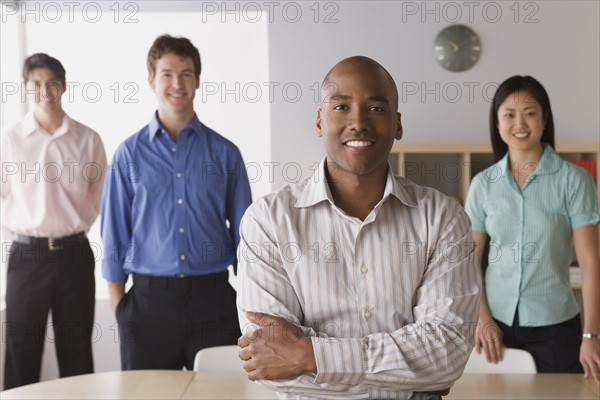 Group photo of business team. Photo : Rob Lewine