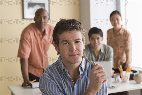 Group photo of business team. Photo : Rob Lewine