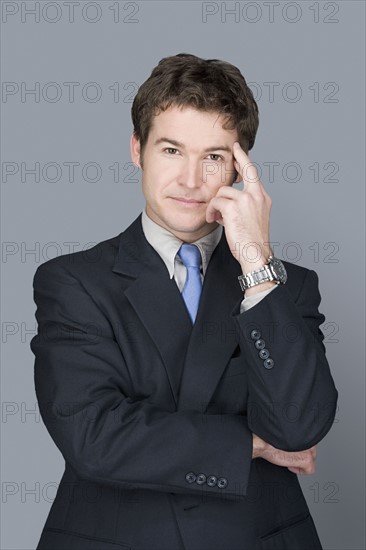 Portrait of young businessman. Photo: Rob Lewine