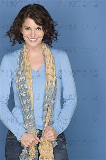 Portrait of happy mid adult woman. Photo : Rob Lewine