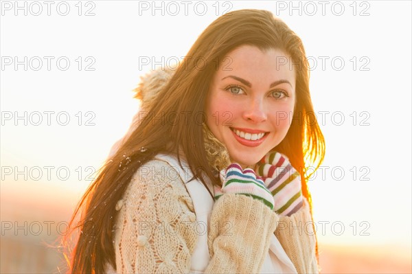 Portrait of young woman.